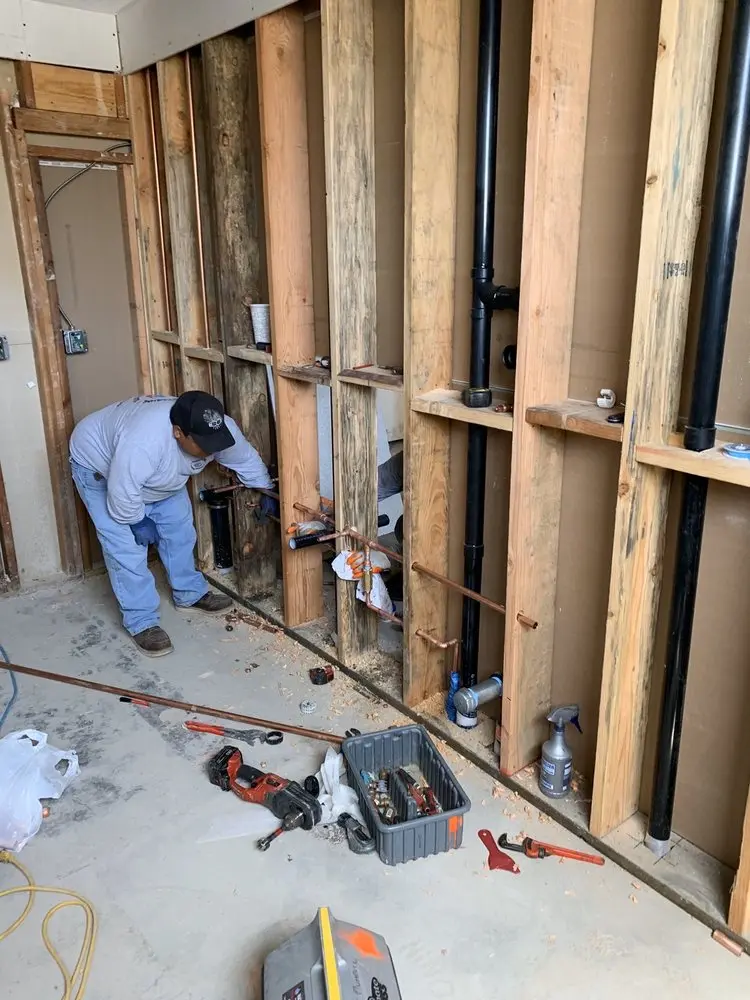 Commercial rough-in plumbing for Water Heater Replacement in Beartown